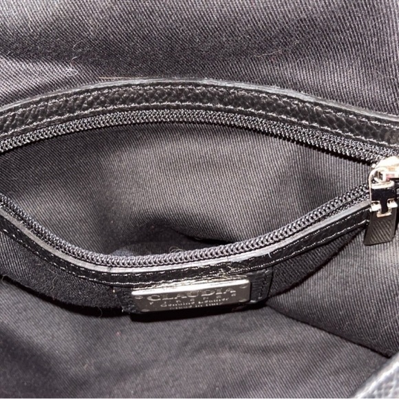 Claudia Firenze genuine leather bag with painted floral design with 1 strap - Picture 6 of 8